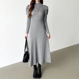 パススリーブワンピース ニットワンピース ロングワンピース | COCOMOMO | 詳細画像4 