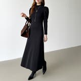 パススリーブワンピース ニットワンピース ロングワンピース | COCOMOMO | 詳細画像41 