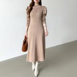 パススリーブワンピース ニットワンピース ロングワンピース | COCOMOMO | 詳細画像9 