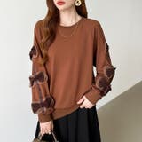 袖リボントップス トレーナー 韓国ファッション | COCOMOMO | 詳細画像11 