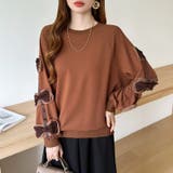 袖リボントップス トレーナー 韓国ファッション | COCOMOMO | 詳細画像16 