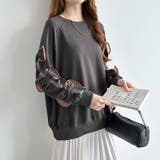 袖リボントップス トレーナー 韓国ファッション | COCOMOMO | 詳細画像21 