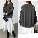 袖リボントップス トレーナー 韓国ファッション | COCOMOMO | 詳細画像23 