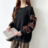 袖リボントップス トレーナー 韓国ファッション | COCOMOMO | 詳細画像28 