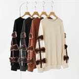 袖リボントップス トレーナー 韓国ファッション | COCOMOMO | 詳細画像35 