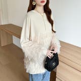 ティアードフリルトップス チュールドッキング トレーナー | COCOMOMO | 詳細画像12 