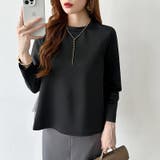 バックチュールトップス チュールフリル 長袖カットソー | COCOMOMO | 詳細画像10