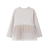 バックチュールトップス チュールフリル 長袖カットソー | COCOMOMO | 詳細画像24