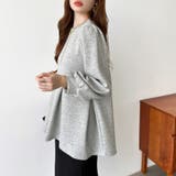 ペプラムトップス パフスリーブ チュニック | COCOMOMO | 詳細画像10