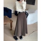 ロングスカート aラインスカート ハイウエスト | COCOMOMO | 詳細画像11 