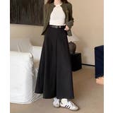 ロングスカート aラインスカート ハイウエスト | COCOMOMO | 詳細画像14 