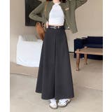 ロングスカート aラインスカート ハイウエスト | COCOMOMO | 詳細画像15 