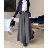 ロングスカート aラインスカート ハイウエスト | COCOMOMO | 詳細画像2 