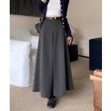 ロングスカート aラインスカート ハイウエスト | COCOMOMO | 詳細画像4 