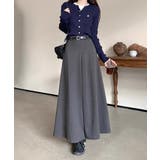 ロングスカート aラインスカート ハイウエスト | COCOMOMO | 詳細画像6 