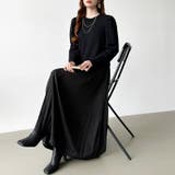 ドッキングワンピース プリーツワンピース 切り替えワンピース | COCOMOMO | 詳細画像6 