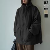 ブラック | 中綿ジャケット オーバーサイズ アウター | COCOMOMO