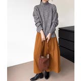 コクーンスカート ロングスカート バルーン | COCOMOMO | 詳細画像7 