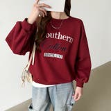 ロゴ刺繍トレーナー スウェットトレーナー ロゴスウェット | COCOMOMO | 詳細画像10