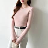 きれいめベーシック ボートネックニット リブニット | COCOMOMO | 詳細画像18