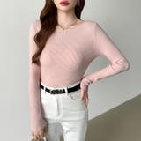 きれいめベーシック ボートネックニット リブニット | COCOMOMO | 詳細画像19