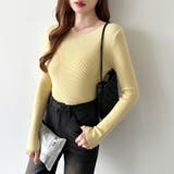 きれいめベーシック ボートネックニット リブニット | COCOMOMO | 詳細画像28