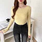 きれいめベーシック ボートネックニット リブニット | COCOMOMO | 詳細画像31