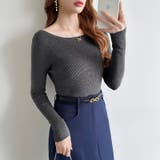 きれいめベーシック ボートネックニット リブニット | COCOMOMO | 詳細画像36