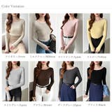 きれいめベーシック ボートネックニット リブニット | COCOMOMO | 詳細画像49