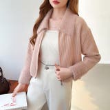 シャギー付きダブルジップカーディガン リブニット カーディガン | COCOMOMO | 詳細画像25 