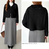 シャギー付きダブルジップカーディガン リブニット カーディガン | COCOMOMO | 詳細画像38 