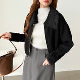 シャギー付きダブルジップカーディガン リブニット カーディガン | COCOMOMO | 詳細画像41 