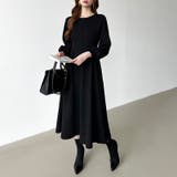 前後2wayで楽しめる ウエストタックワンピース ハーフジップワンピース | COCOMOMO | 詳細画像31