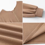 前後2wayで楽しめる ウエストタックワンピース ハーフジップワンピース | COCOMOMO | 詳細画像43