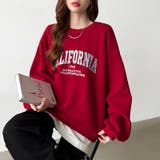 ロゴ刺繍オーバーサイズトレーナー スウェット ロゴスウェット | COCOMOMO | 詳細画像30