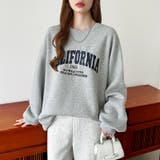 ロゴ刺繍オーバーサイズトレーナー スウェット ロゴスウェット | COCOMOMO | 詳細画像37