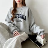 ロゴ刺繍オーバーサイズトレーナー スウェット ロゴスウェット | COCOMOMO | 詳細画像38