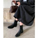 ショートブーツ スクエアトゥブーツ ローヒール | COCOMOMO | 詳細画像2 