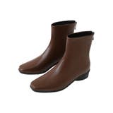 ショートブーツ スクエアトゥブーツ ローヒール | COCOMOMO | 詳細画像20 