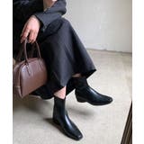 ショートブーツ スクエアトゥブーツ ローヒール | COCOMOMO | 詳細画像5 