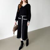 ニットセットアップ セットアップ スカート | COCOMOMO | 詳細画像12 