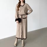 ニットセットアップ セットアップ スカート | COCOMOMO | 詳細画像2 