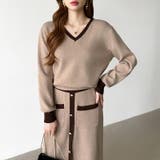 ニットセットアップ セットアップ スカート | COCOMOMO | 詳細画像6 