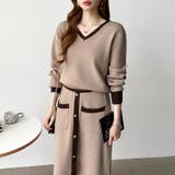 ニットセットアップ セットアップ スカート | COCOMOMO | 詳細画像10 