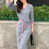 ニットセットアップ セットアップ スカート | COCOMOMO | 詳細画像25 