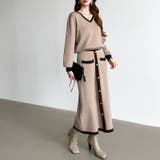 ニットセットアップ セットアップ スカート | COCOMOMO | 詳細画像4 