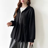 カジュアルに、大人フェミニン。 ペプラムパーカー ジップパーカー | COCOMOMO | 詳細画像20 