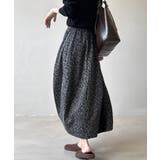 ヒョウ柄スカート コクーンスカート バルーンスカート | COCOMOMO | 詳細画像10 