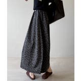 ヒョウ柄スカート コクーンスカート バルーンスカート | COCOMOMO | 詳細画像11 