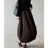 ヒョウ柄スカート コクーンスカート バルーンスカート | COCOMOMO | 詳細画像3 